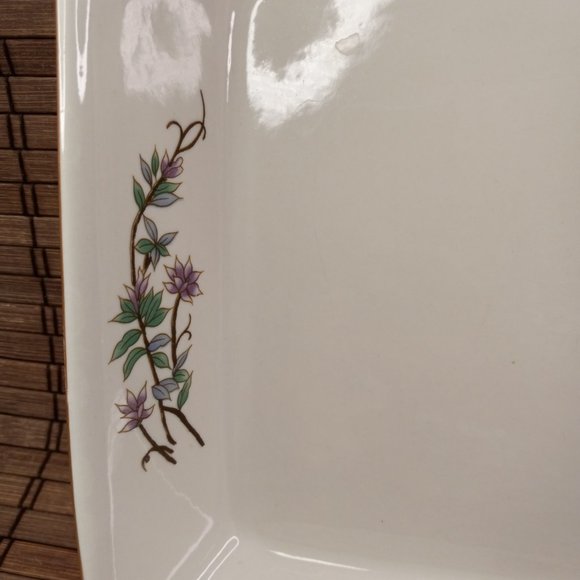 Woodhill Baking Dish Floral 12 x 9 Rectangular Ceramic Fine Bakeware Casserole - Picture 3 of 13